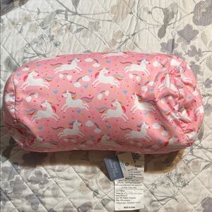 Comfort Bay Pink Unicorn Bolster Pillow